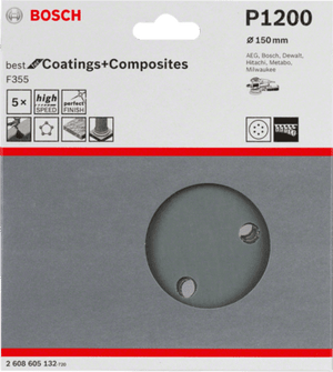 New Genuine Bosch 2608605132 F355 Best for Coatings and Composites For random