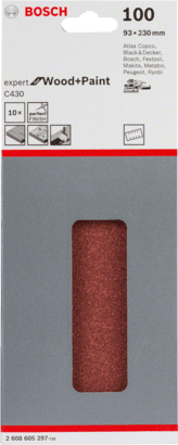 New Genuine Bosch 2608605297 C430 Expert for Wood and Paint For orbital sanders