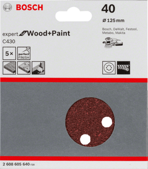 New Genuine Bosch 2608605640 C430 Expert for Wood and Paint For random orbital