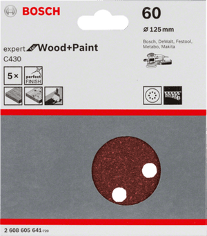 New Genuine Bosch 2608605641 C430 Expert for Wood and Paint For random orbital