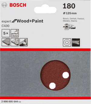New Genuine Bosch 2608605644 C430 Expert for Wood and Paint For random orbital