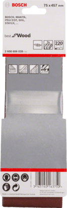 New Genuine Bosch 2608606039 X440 Best for Wood and Paint For belt sanders