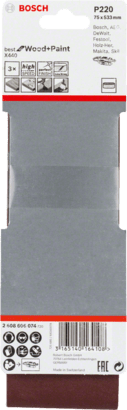 New Genuine Bosch 2608606074 X440 Best for Wood and Paint For belt sanders