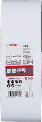 New Genuine Bosch 2608606084 X440 Best for Wood and Paint For belt sanders