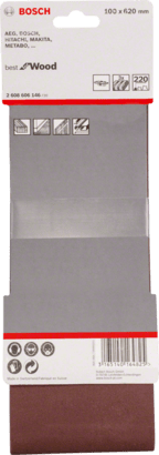 New Genuine Bosch 2608606146 X440 Best for Wood and Paint For belt sanders