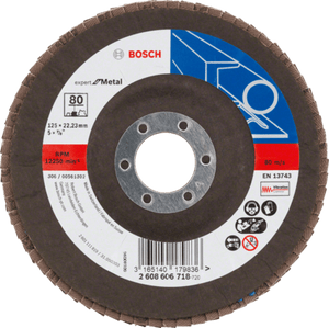 New Genuine Bosch 2608606718 X551 Expert for Metal Flap Discs, Angled Version