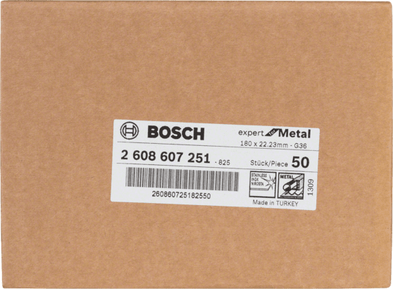 New Genuine Bosch 2608607251 R444 Expert for Metal Sanding Disc For large angle