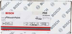 New Genuine Bosch 2608607834 C470 Best for Wood and Paint For random orbital