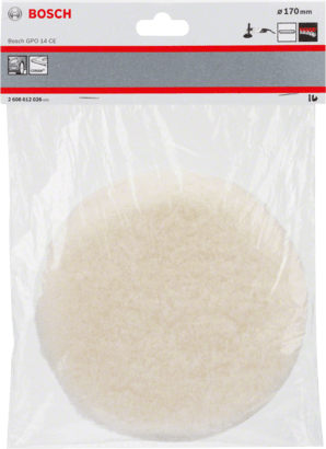 New Genuine Bosch 2608612026 Lambskin Disc For random orbital sanders, For