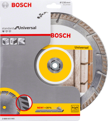 New Genuine Bosch 2608615065 Standard for Universal Diamond Cutting Disc