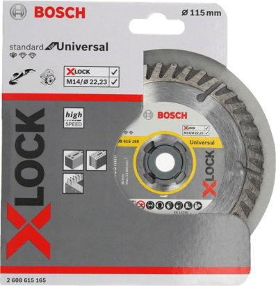New Genuine Bosch 2608615165 X-LOCK Standard for Universal Diamond Cutting Disc