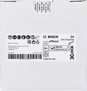 New Genuine Bosch 2608619165 X-LOCK R444 Expert for Metal Fibre Sanding Disc