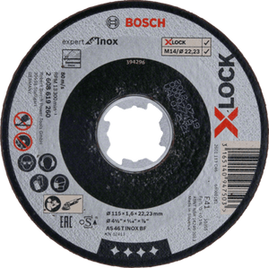 New Genuine Bosch 2608619260 X-LOCK Expert for Inox Cutting Disc For small