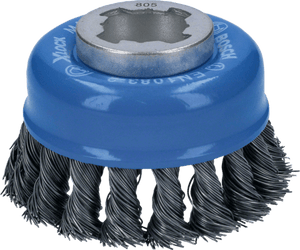 New Genuine Bosch 2608620726 X-LOCK Heavy for Metal Cup Brush, Knotted Wire For