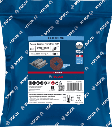 New Genuine Bosch 2608621798 EXPERT R781 Prisma Discs For large angle grinders