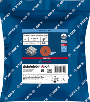 New Genuine Bosch 2608621817 EXPERT R782 Prisma Discs For small angle grinders