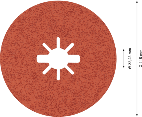 New Genuine Bosch 2608621820 EXPERT R782 Prisma Discs X-LOCK For small angle