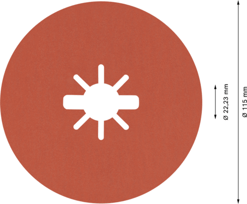 New Genuine Bosch 2608621821 EXPERT R782 Prisma Discs X-LOCK For small angle