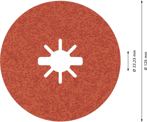 New Genuine Bosch 2608621824 EXPERT R782 Prisma Discs X-LOCK For small angle