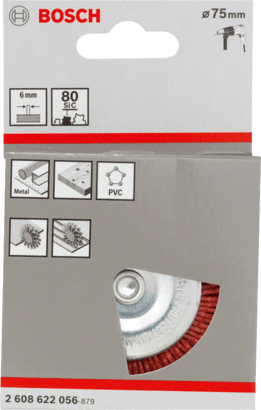 New Genuine Bosch 2608622056 Wire Wheel Brush, Nylon Bristle For rotary