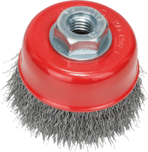 New Genuine Bosch 2608622098 Clean for Metal Wire Cup Brush, Crimped Wire For