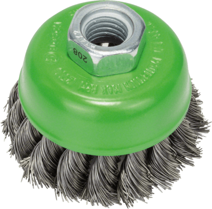 New Genuine Bosch 2608622104 Heavy for Inox Wire Cup Brush, Knotted Wire For
