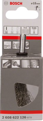 New Genuine Bosch 2608622126 End Brush, Crimped Wire For rotary drills/drivers,