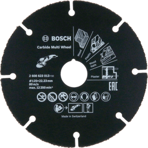 New Genuine Bosch 2608623013 Carbide Multi Wheel cutting disc For small angle