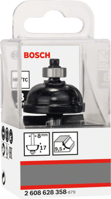 New Genuine Bosch 2608628358 Standard for Wood Edge Profiling Bit For hand-held