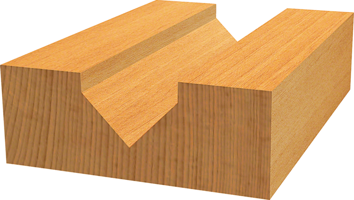 New Genuine Bosch 2608628446 Standard for Wood V-Groove Bit For hand-held