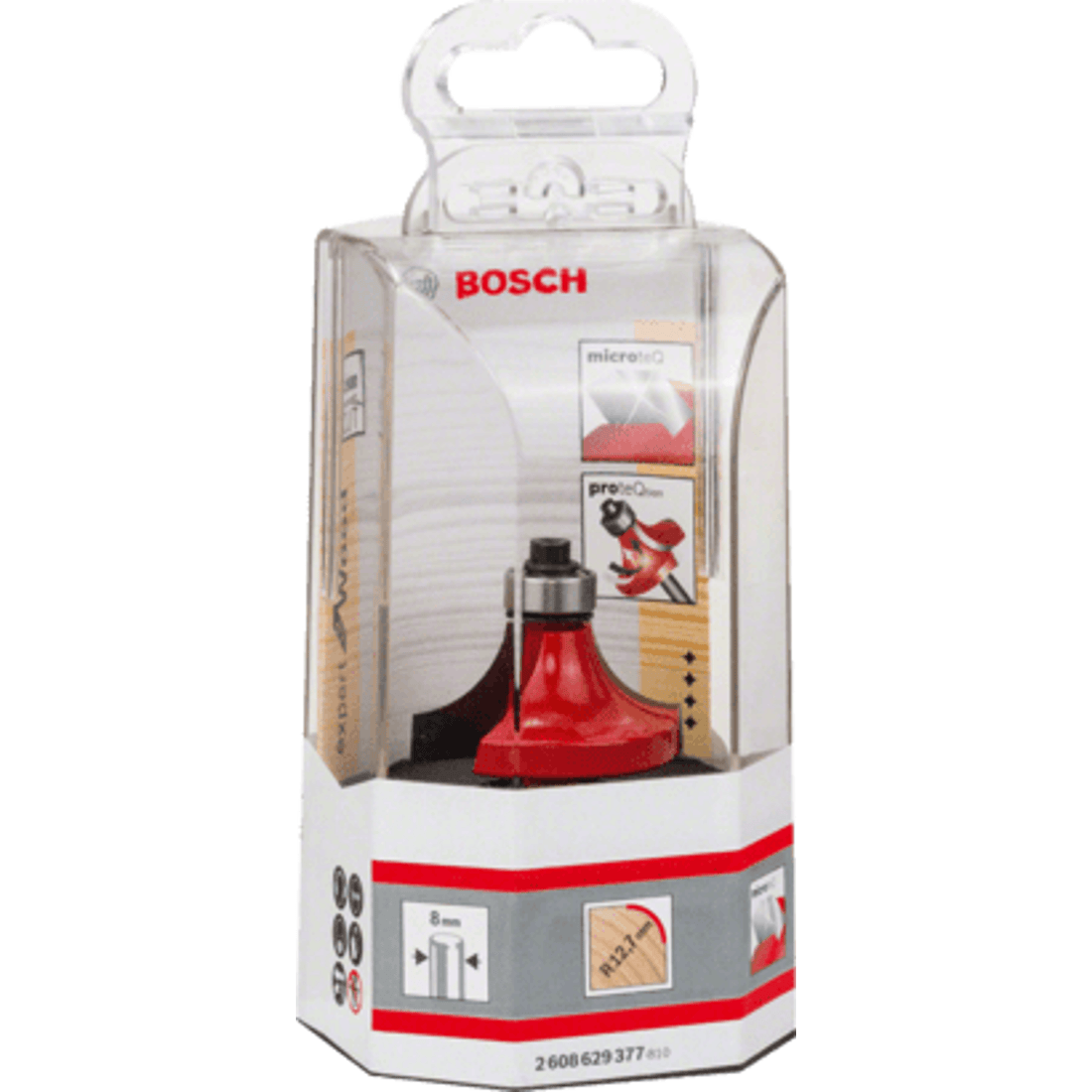 New Genuine Bosch 2608629377 Expert for Wood Rounding Over Bit For hand-held
