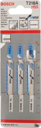 New Genuine Bosch 2608631672 T 218 A Basic for Metal Jigsaw Blade For jigsaws