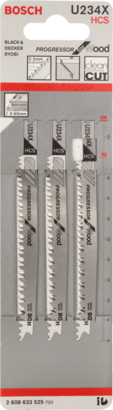 New Genuine Bosch 2608633525 U 234 X Progressor for Wood Jigsaw Blade For