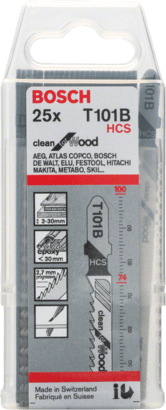 New Genuine Bosch 2608633622 T 101 B Clean for Wood Jigsaw Blade For jigsaws