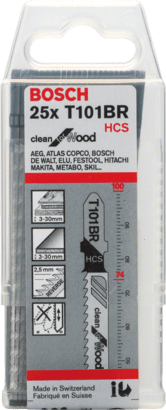 New Genuine Bosch 2608633623 T 101 BR Clean for Wood Jigsaw Blade For jigsaws