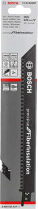 New Genuine Bosch 2608635527 S 1113 AWP Precision for Fibre Insulation