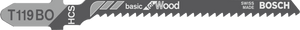 New Genuine Bosch 2608637879 T 119 BO Basic for Wood Jigsaw Blade For jigsaws