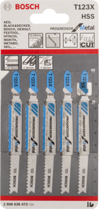 New Genuine Bosch 2608638473 T 123 XF Progressor for Metal Jigsaw Blade For