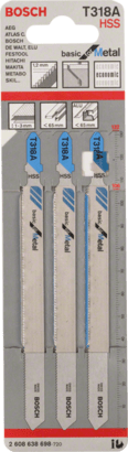 New Genuine Bosch 2608638698 T 318 A Basic for Metal Jigsaw Blade For jigsaws