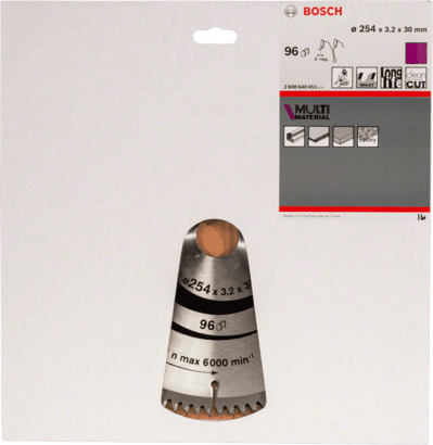 New Genuine Bosch 2608640451 Multi Material Circular Saw Blade