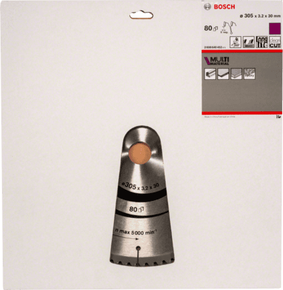 New Genuine Bosch 2608640452 Multi Material Circular Saw Blade