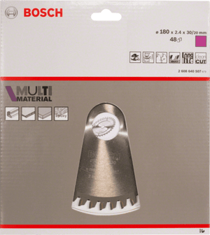 New Genuine Bosch 2608640507 Multi Material Circular Saw Blade