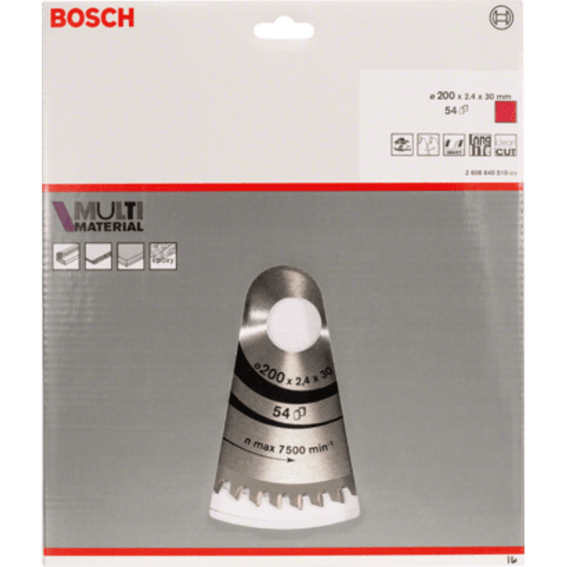 New Genuine Bosch 2608640510 Multi Material Circular Saw Blade For hand-held