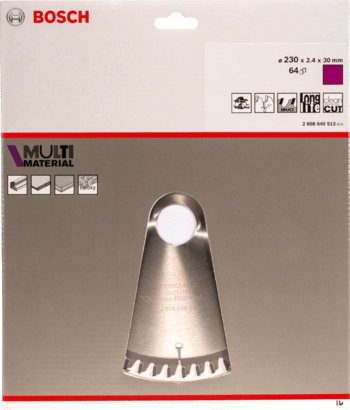 New Genuine Bosch 2608640513 Multi Material Circular Saw Blade