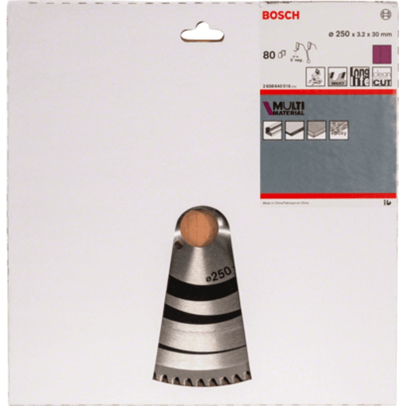 New Genuine Bosch 2608640516 Multi Material Circular Saw Blade For mitre saws