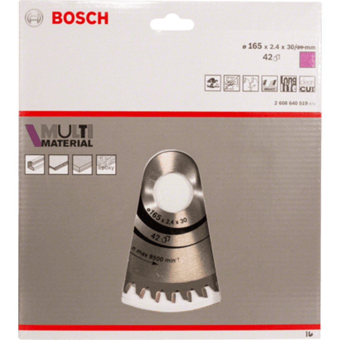 New Genuine Bosch 2608640519 Multi Material Circular Saw Blade For hand-held