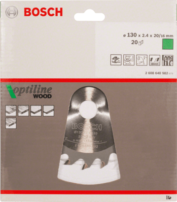 New Genuine Bosch 2608640582 Optiline Wood Circular Saw Blade