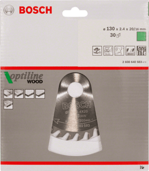 New Genuine Bosch 2608640583 Optiline Wood Circular Saw Blade