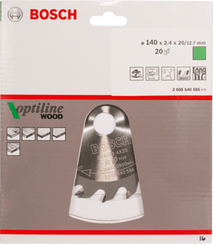 New Genuine Bosch 2608640586 Optiline Wood Circular Saw Blade For hand-held