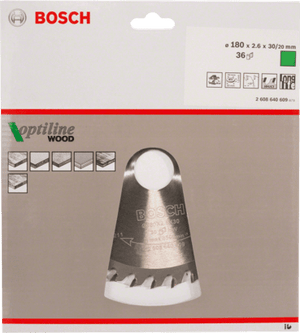 New Genuine Bosch 2608640609 Optiline Wood Circular Saw Blade For hand-held